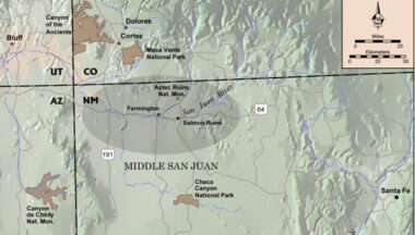 Map of the Middle San Juan