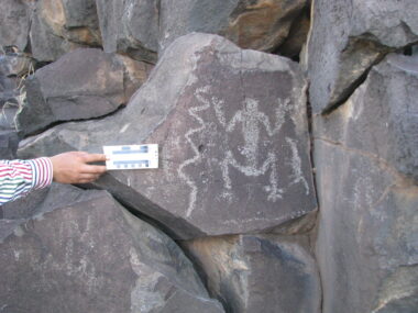 A rock art panel from the Moctezuma Valley, where the discussed research was conducted
